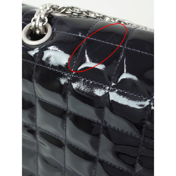 Chanel Chocolate Bar Chain Shoulder Bag Black - Picture 8 of 9